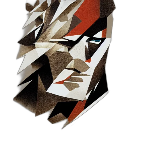 mask, face, crown, hat, watercolor, comic book art, concept art, 3d render transparent PNG cut-out