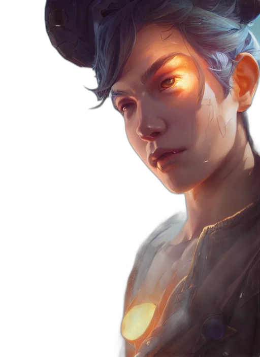 face, crown, fantasy art, concept art transparent PNG cut-out