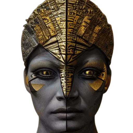 mask, face, crown, jewelry transparent PNG cut-out