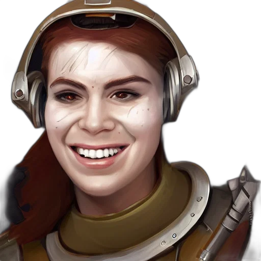face, staff, weapon, robot transparent PNG cut-out
