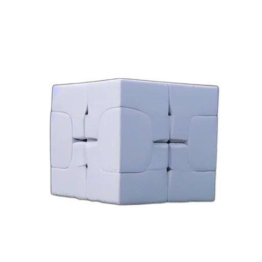 furniture, crown, robot, building, 3d render, monochrome, blue, cube transparent PNG cut-out