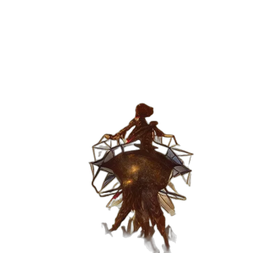 crown, hair, staff, dress transparent PNG cut-out