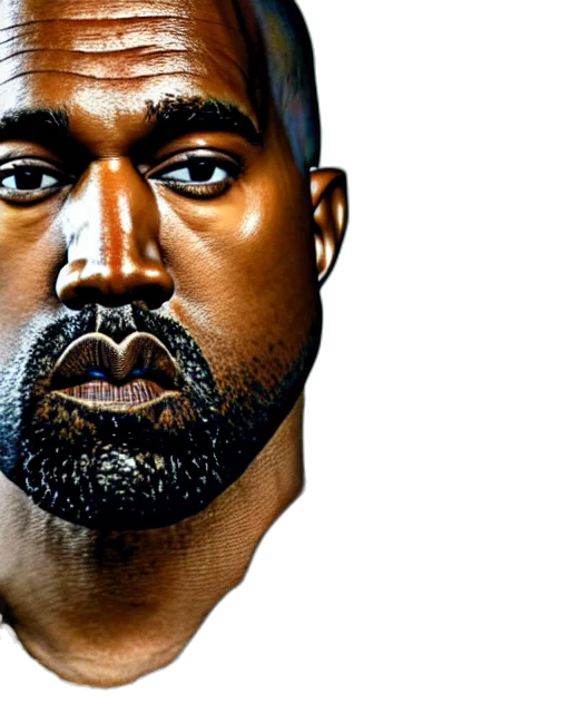 face, mask, hair, jacket, photorealistic, 3d render, concept art, cartoon transparent PNG cut-out