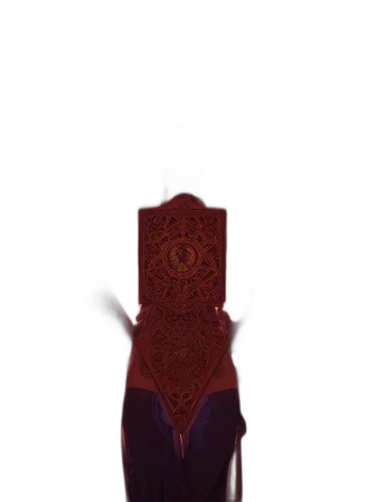 crown, dress, mask, staff, 3d render, concept art, fantasy art, photorealistic transparent PNG cut-out