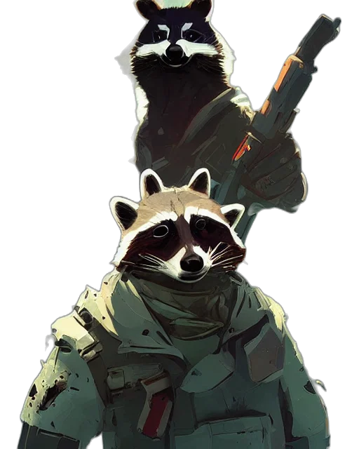 animal, weapon, staff, jacket transparent PNG cut-out