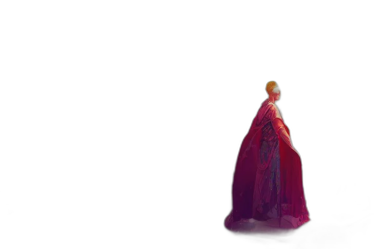 dress, crown, jewelry, staff, 3d render, concept art, photorealistic, fantasy art transparent PNG cut-out