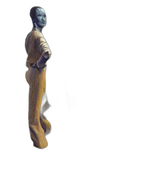 staff, sword, robot, weapon, 3d render, concept art, photorealistic, oil painting transparent PNG cut-out