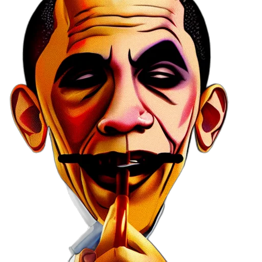 mask, face, cartoon, photorealistic transparent PNG cut-out
