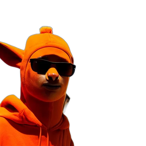 jacket, mask, animal, hat transparent PNG cut-out