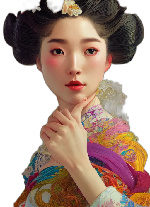 face, jewelry, dress, mask transparent PNG cut-out