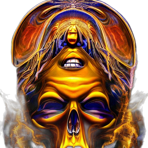 mask, face, crown, hair, fantasy art, concept art, photorealistic, comic book art transparent PNG cut-out