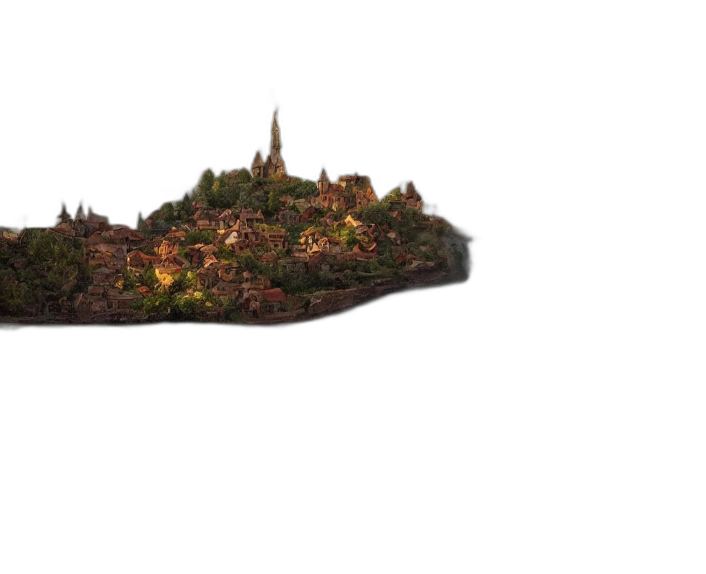 crown, staff, hat, tree, 3d render, concept art, photorealistic, fantasy art transparent PNG cut-out