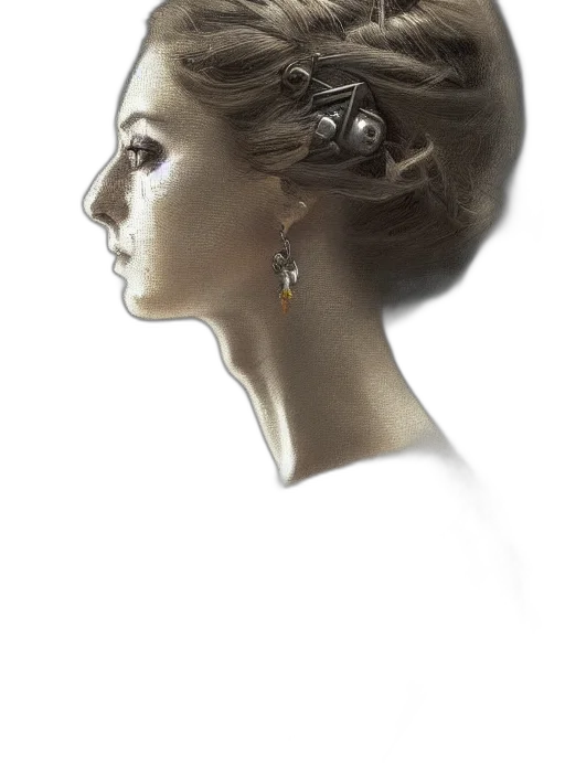 jewelry, crown, face, hair transparent PNG cut-out