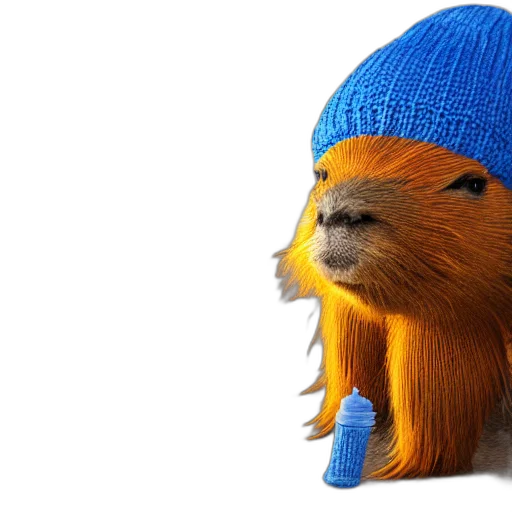 hat, animal, hair, creature transparent PNG cut-out