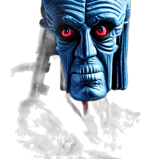 robot, mask, face, staff transparent PNG cut-out