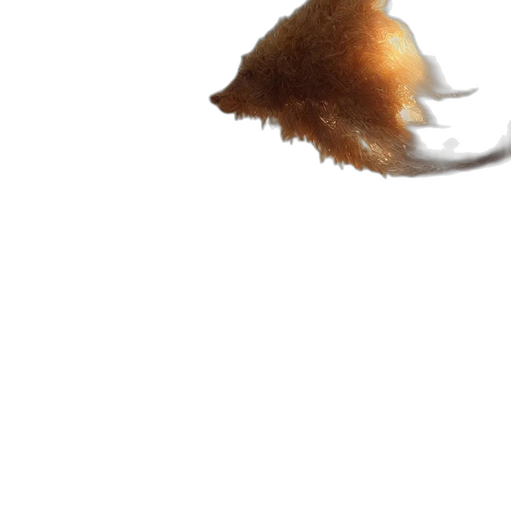 hair, animal, hat, creature transparent PNG cut-out