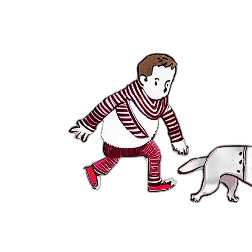 creature, cartoon, concept art, watercolor, pixel art, illustration, french, boy transparent PNG cut-out