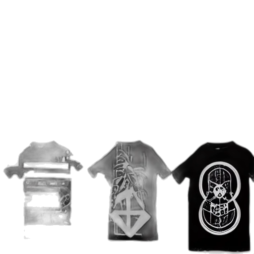 monochrome, shirt, design, says transparent PNG cut-out