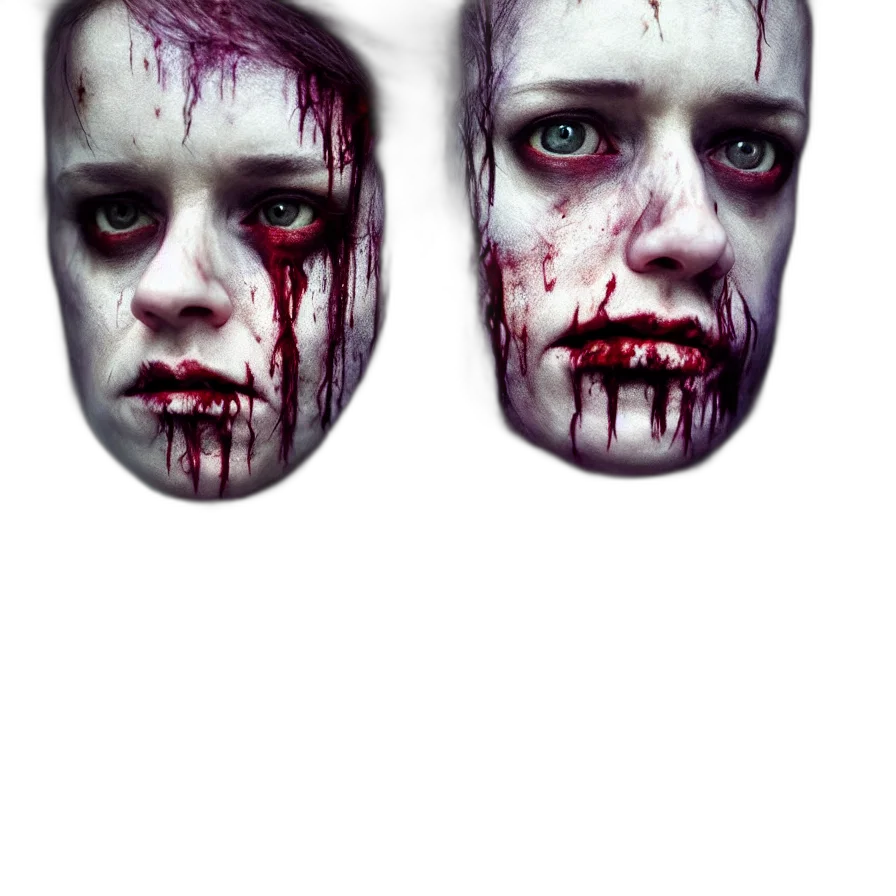 shoes, face, mask, photorealistic transparent PNG cut-out