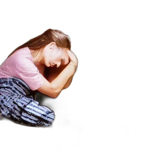 photorealistic, very, sad, user, missing transparent PNG cut-out