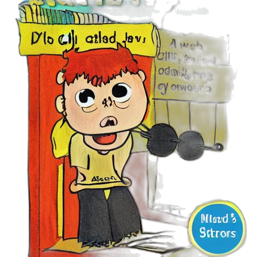 cartoon, concept art, comic book art, photorealistic, cover, children, story, book transparent PNG cut-out