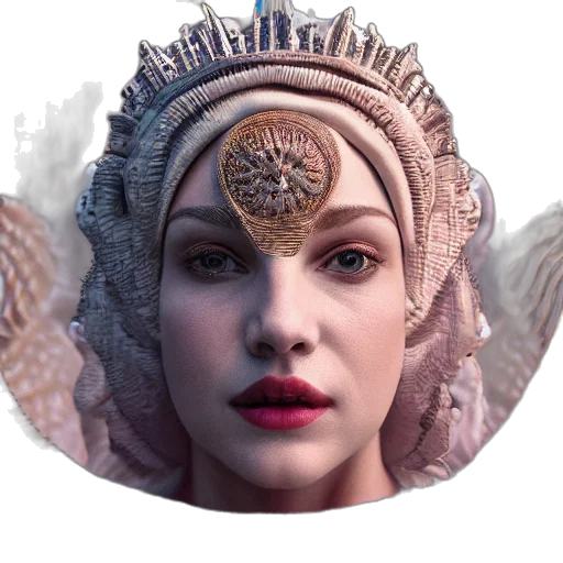 crown, hat, face, jewelry transparent PNG cut-out