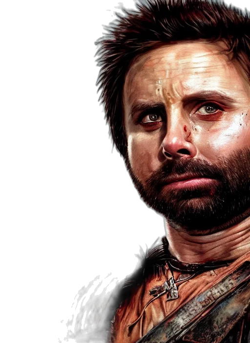 photorealistic, concept art, comic book art, fantasy art, portrait, charlie, day, always transparent PNG cut-out