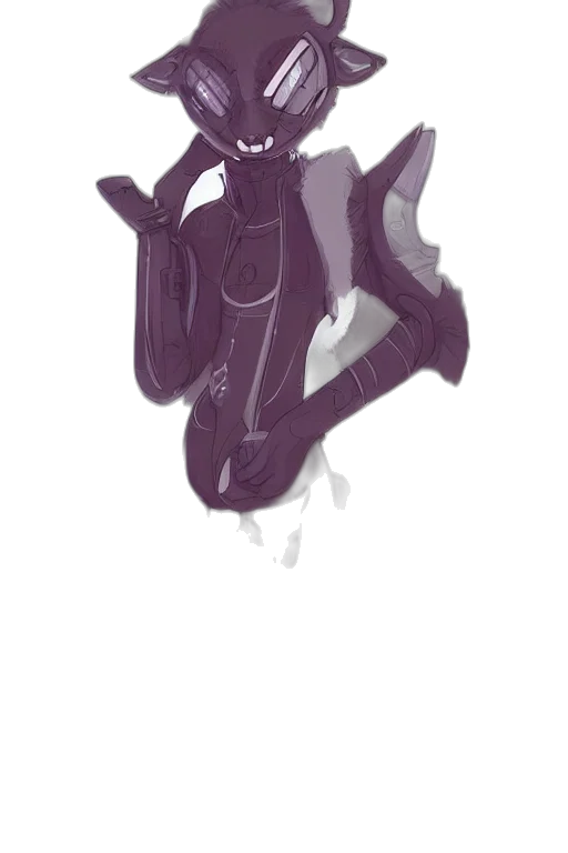 creature, robot, mask, dragon, concept art, watercolor, vaporwave, fantasy art transparent PNG cut-out