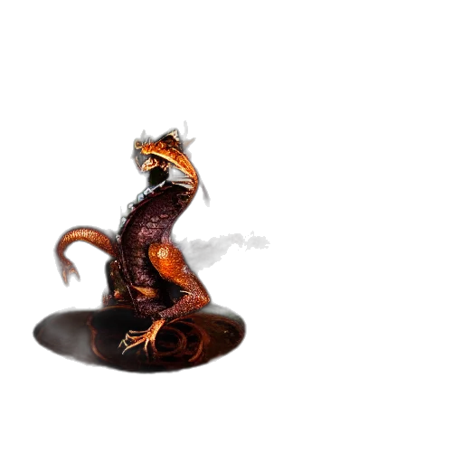 dragon, creature, staff, animal, concept art, fantasy art, 3d render, pixel art transparent PNG cut-out