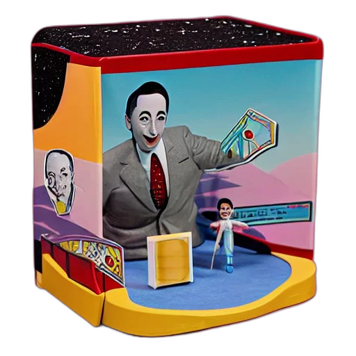 concept art, cartoon, outer space, peewee transparent PNG cut-out