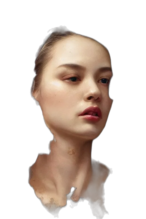 face, robot, jewelry, dress transparent PNG cut-out