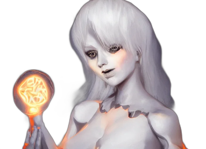 robot, face, creature, fantasy art transparent PNG cut-out