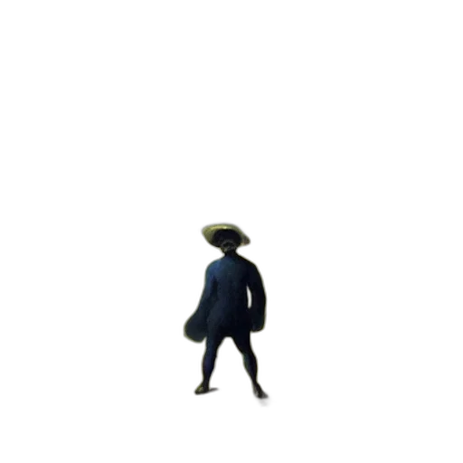 hat, umbrella, staff, jacket transparent PNG cut-out