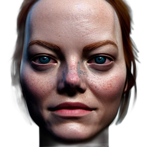 face, robot, mask, creature, 3d render, photorealistic, concept art, cyberpunk transparent PNG cut-out