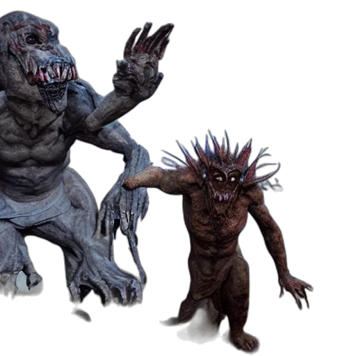 creature, concept art, 3d render, outer space transparent PNG cut-out