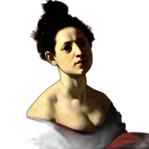 face, dress, staff, crown, photorealistic, oil painting, concept art, fantasy art transparent PNG cut-out