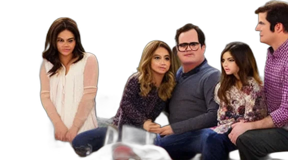 scene, modern, family transparent PNG cut-out