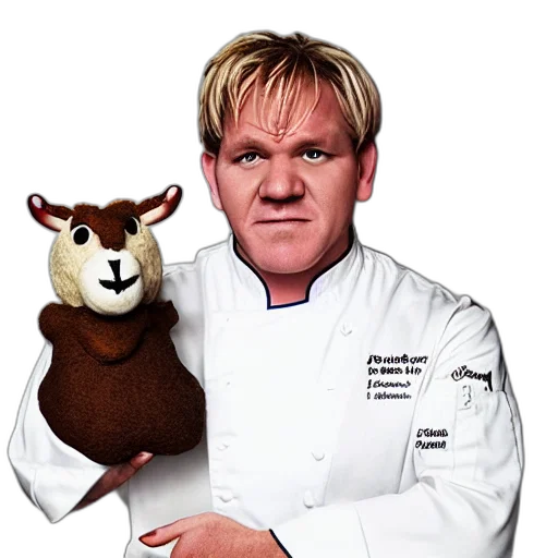 animal, staff, food, creature, portrait, chef, gordon, ramsay transparent PNG cut-out