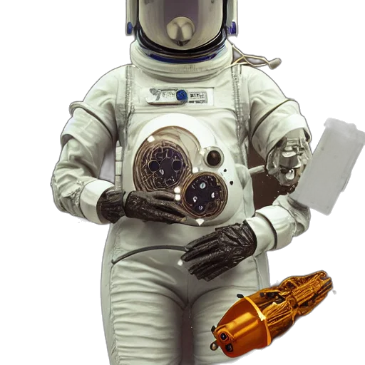 robot, staff, mask, concept art transparent PNG cut-out