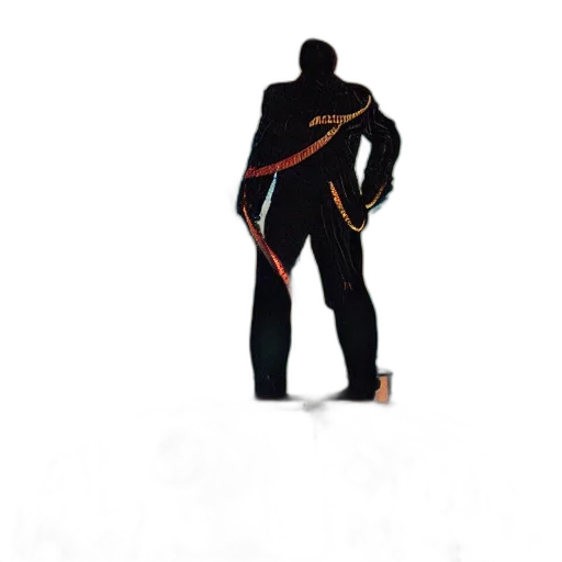 staff, jacket, sword, weapon transparent PNG cut-out