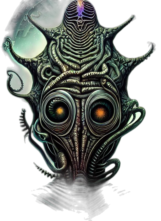 mask, creature, face, robot transparent PNG cut-out