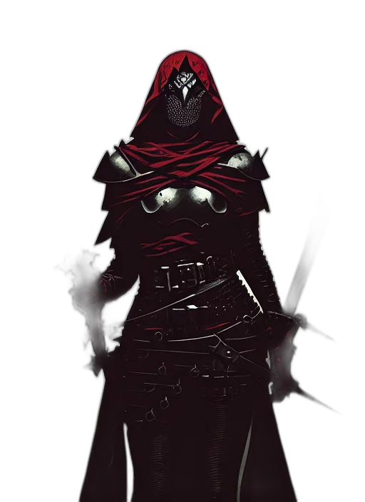mask, staff, sword, dress transparent PNG cut-out