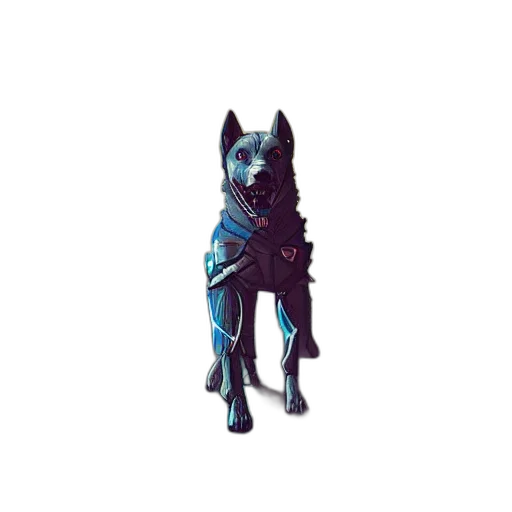 staff, animal, creature, weapon, 3d render, pixel art, concept art, vaporwave transparent PNG cut-out