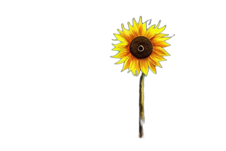 flower, staff, jewelry, umbrella, 3d render, photorealistic, golden, giant transparent PNG cut-out
