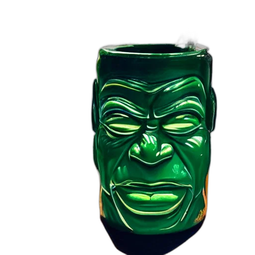 mask, bottle, face, crown transparent PNG cut-out
