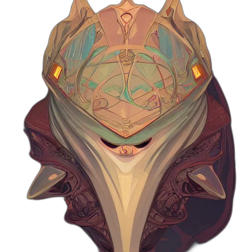 mask, face, dragon, crown transparent PNG cut-out