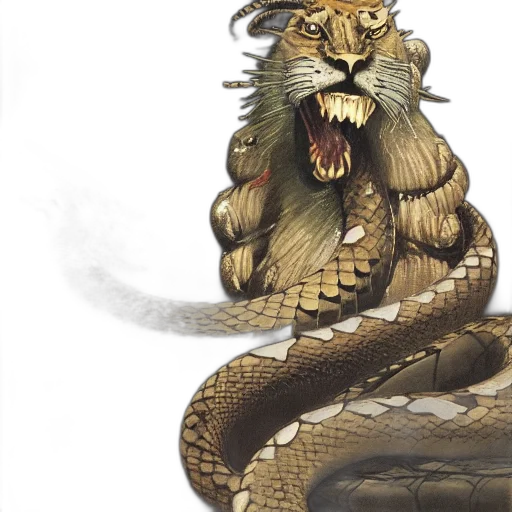 dragon, creature, animal, staff transparent PNG cut-out