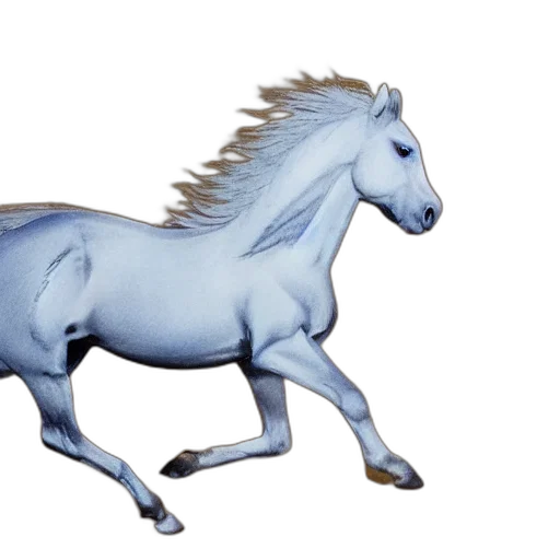 animal, dragon, creature, photorealistic, 3d render, concept art, vaporwave, galloping transparent PNG cut-out