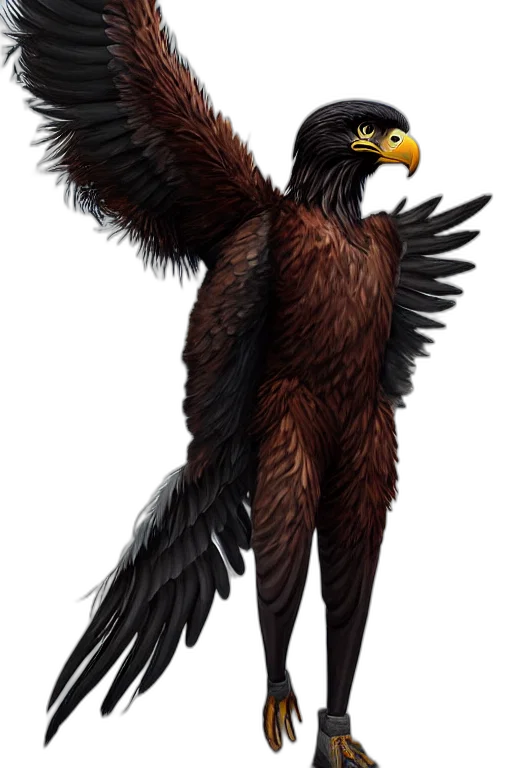 animal, staff, creature, concept art, 3d render, photorealistic, fantasy art, epic transparent PNG cut-out