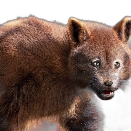 animal, creature, photorealistic, 3d render transparent PNG cut-out